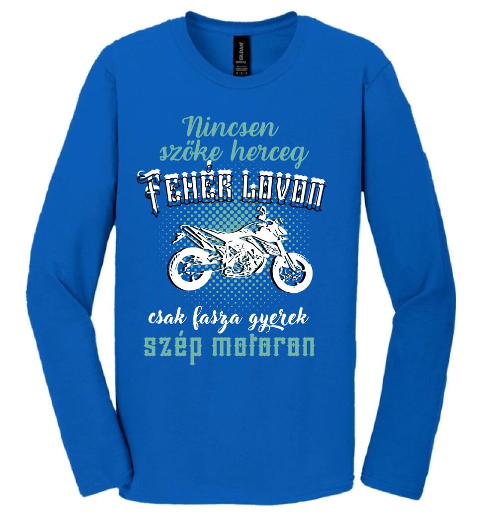 Szőke herceg szép motoron