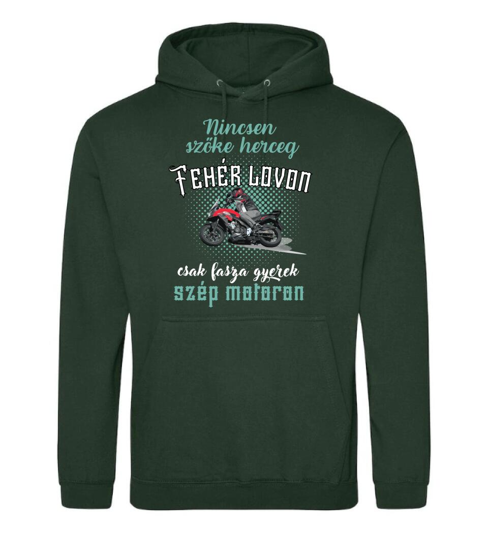 Szőke herceg szép motoron