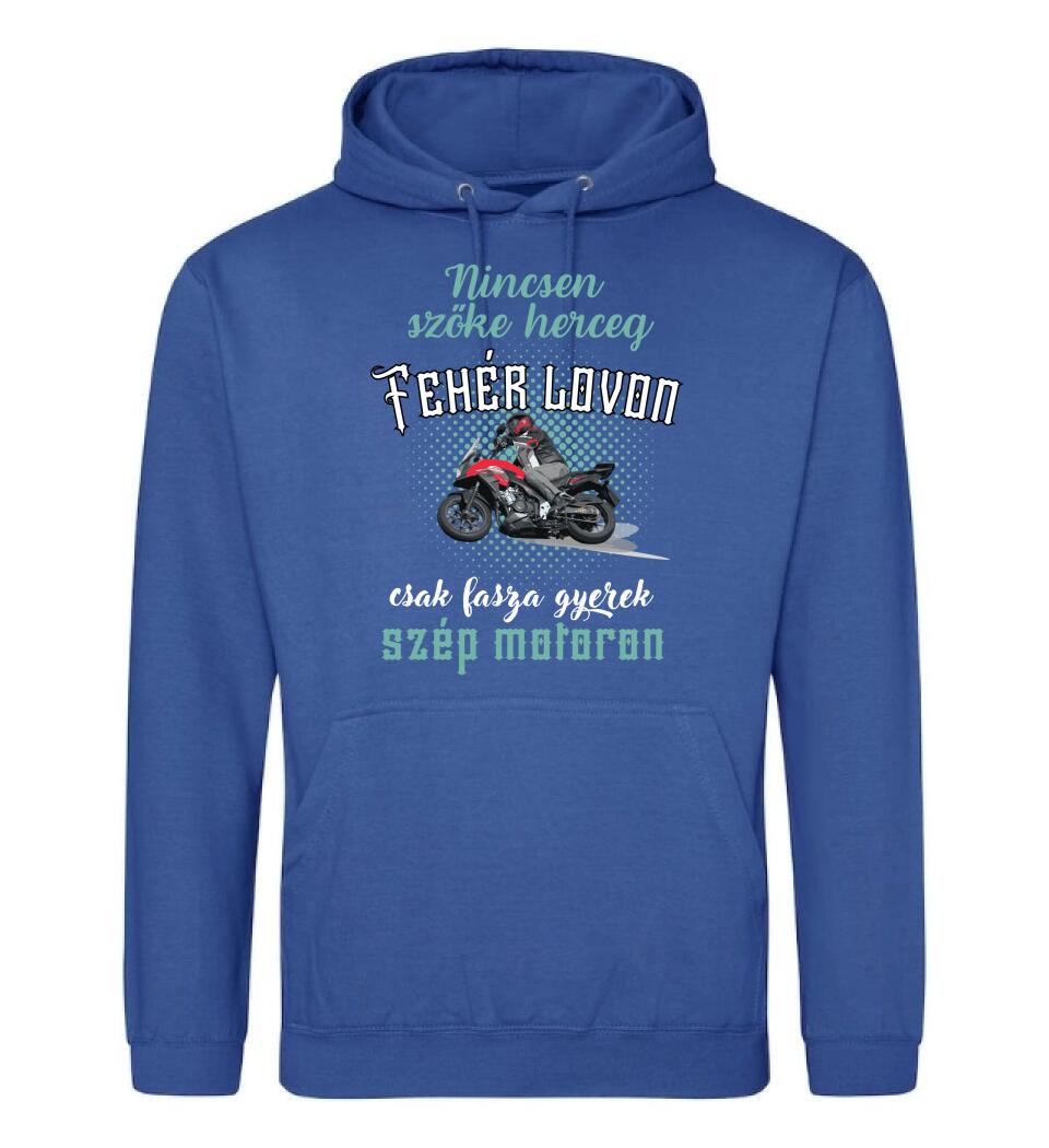 Szőke herceg szép motoron