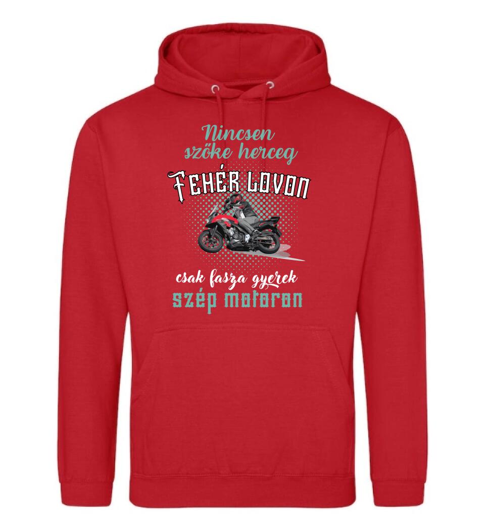 Szőke herceg szép motoron