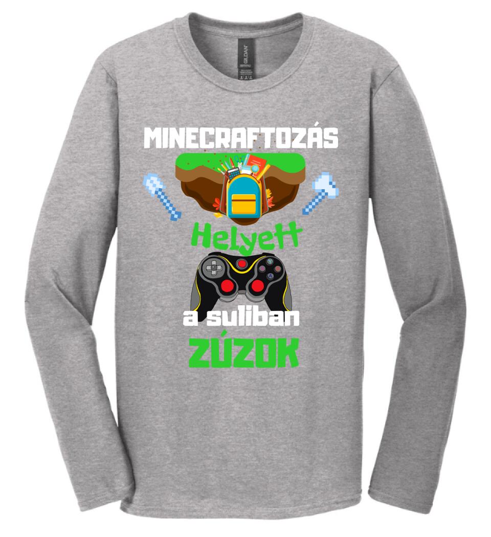 minecraftorás helyett