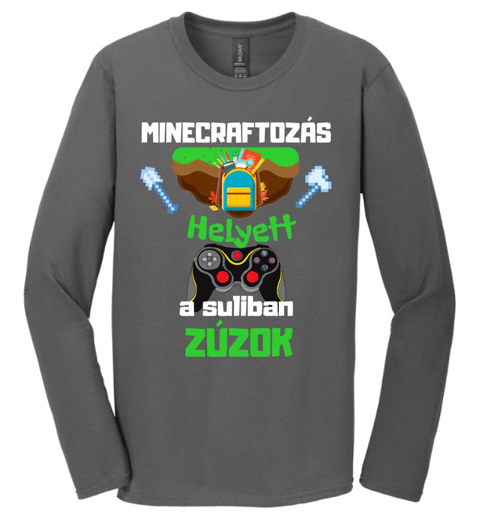 minecraftorás helyett