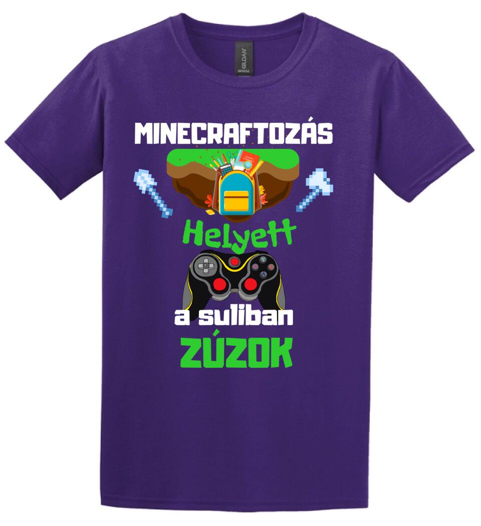 minecraftorás helyett