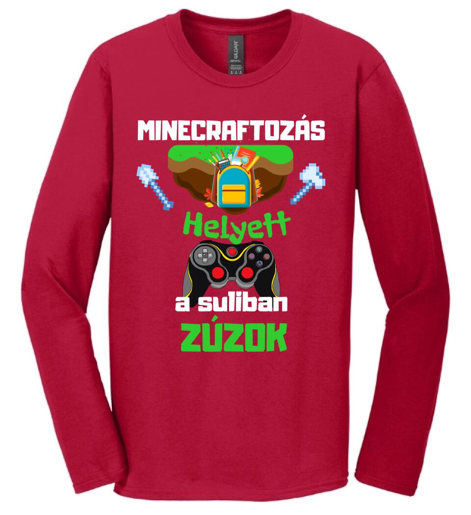 minecraftorás helyett