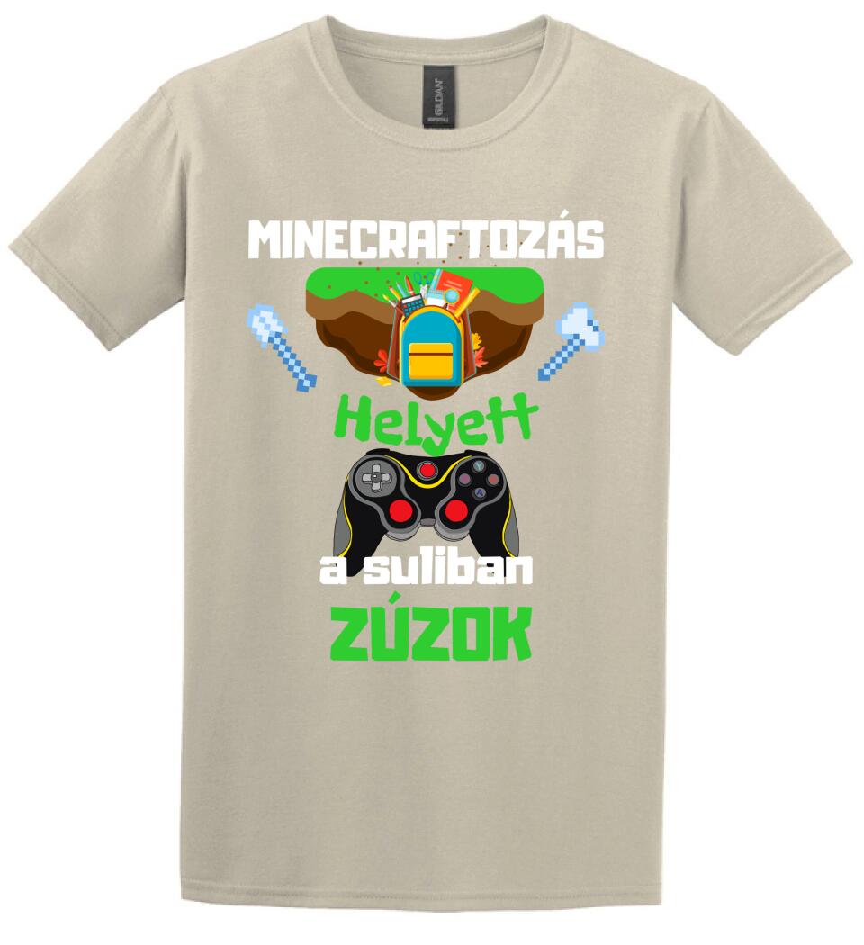 minecraftorás helyett