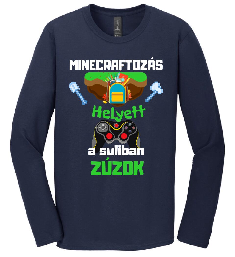 minecraftorás helyett