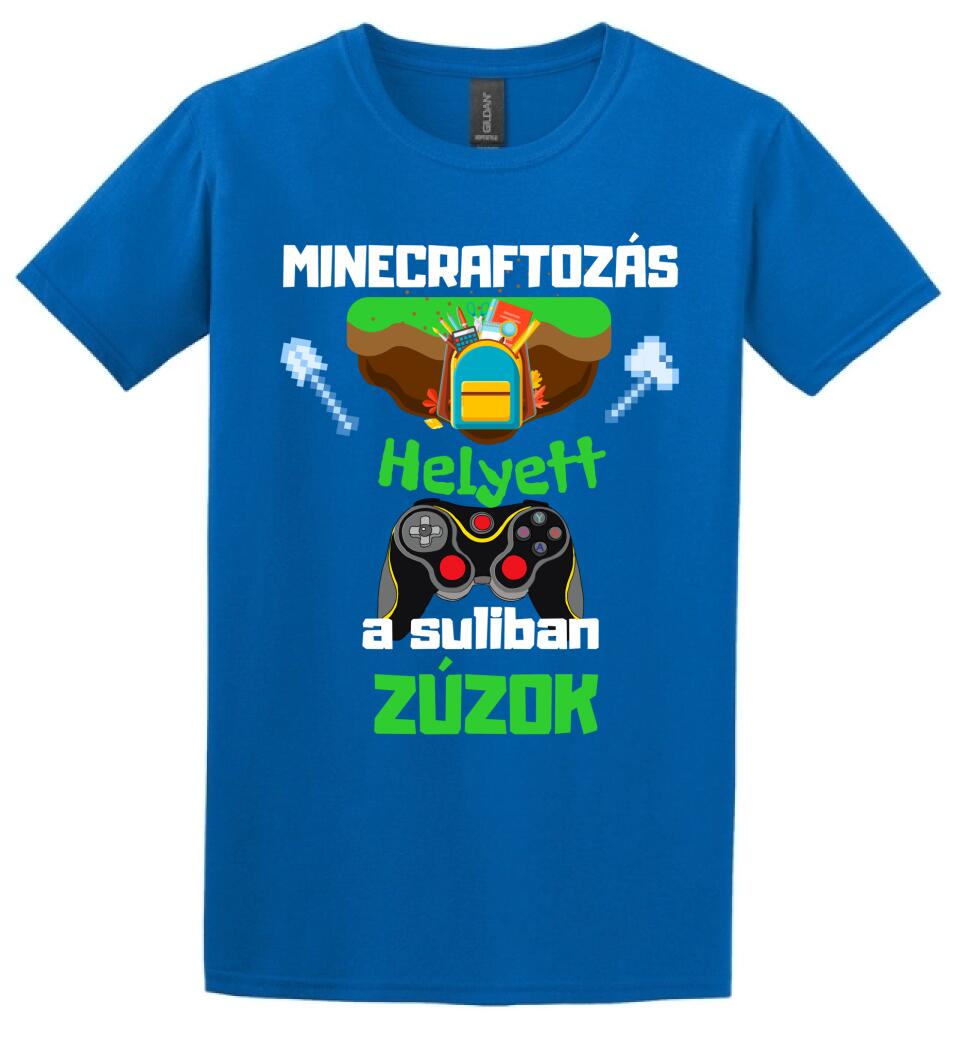 minecraftorás helyett