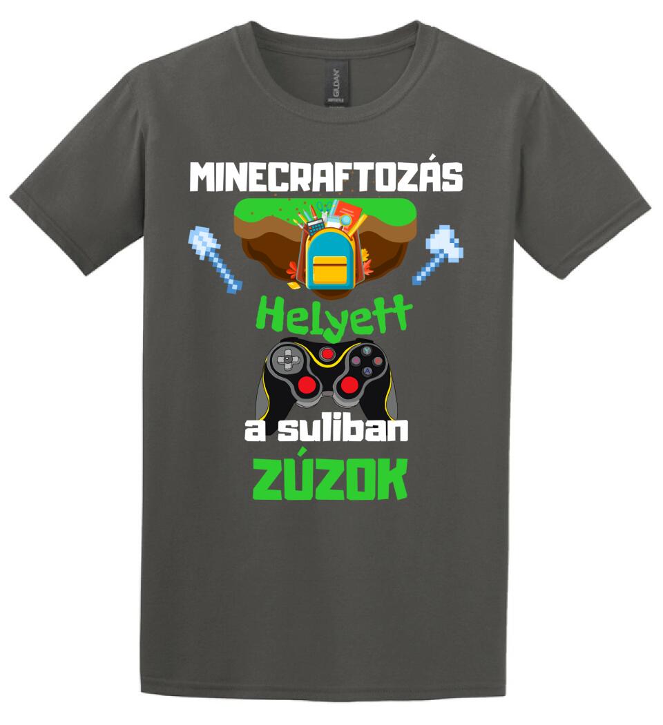 minecraftorás helyett