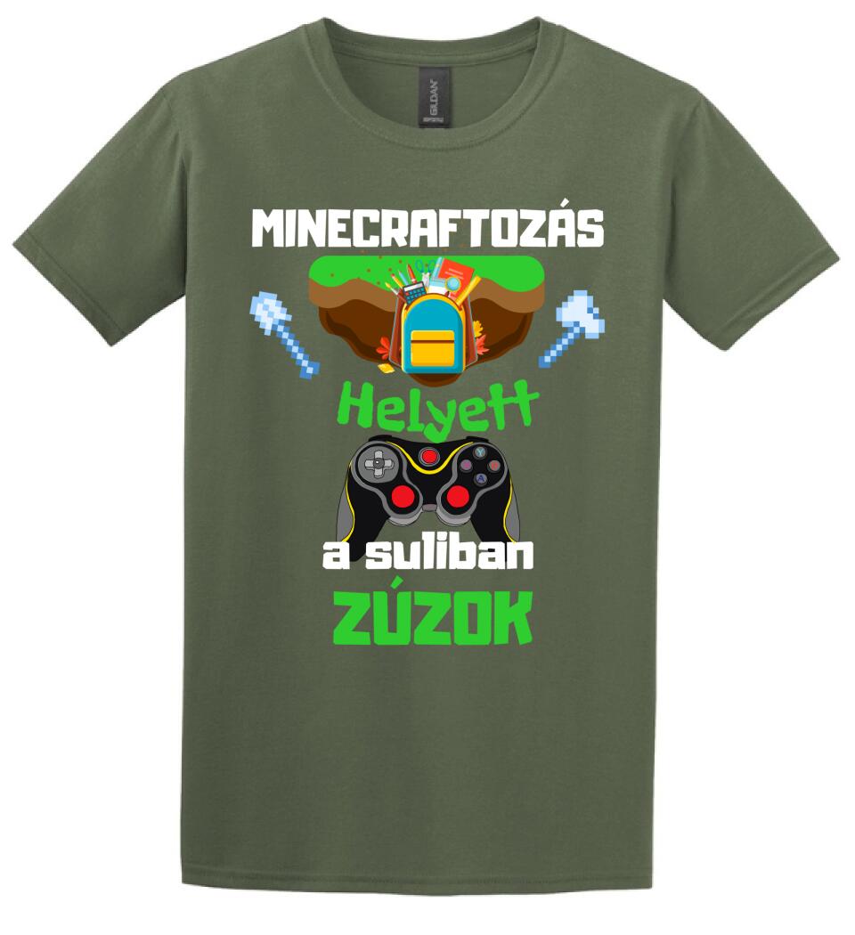 minecraftorás helyett