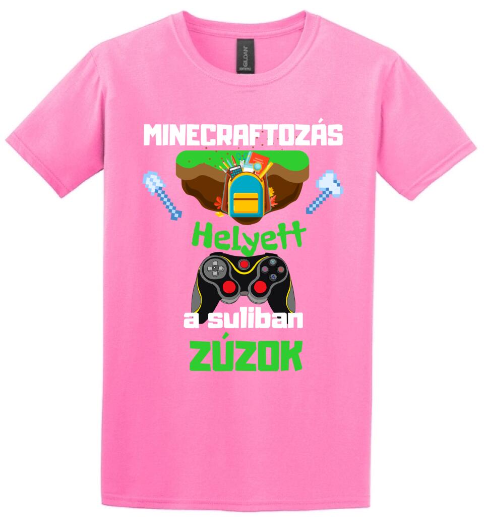 minecraftorás helyett