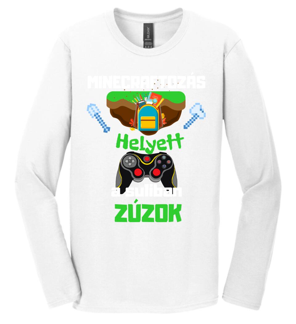 minecraftorás helyett