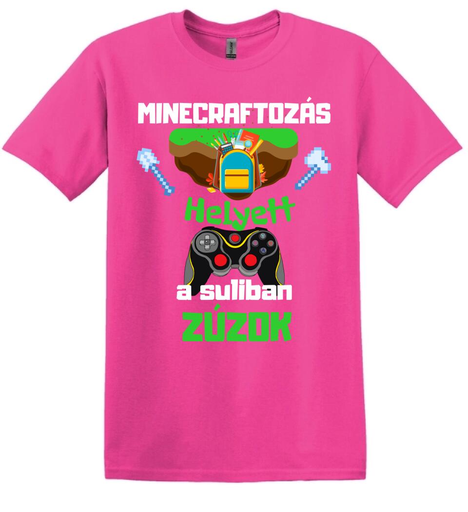 minecraftorás helyett