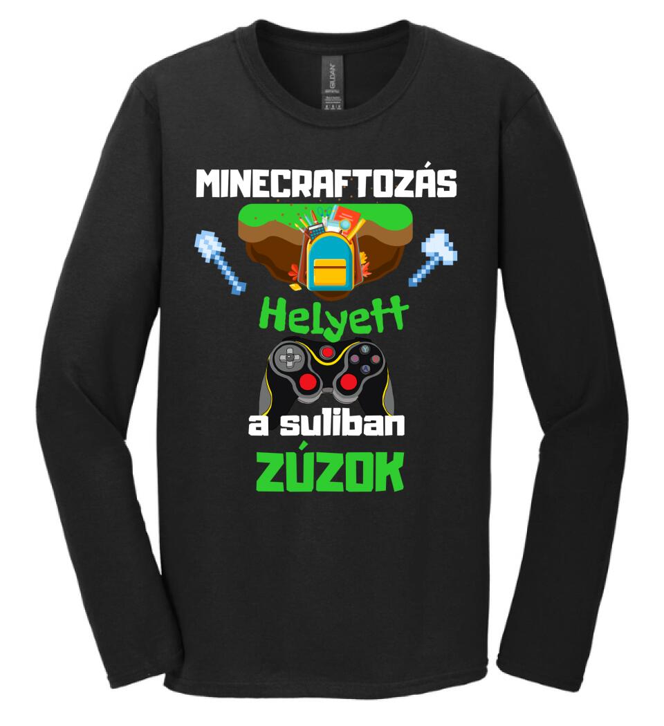 minecraftorás helyett