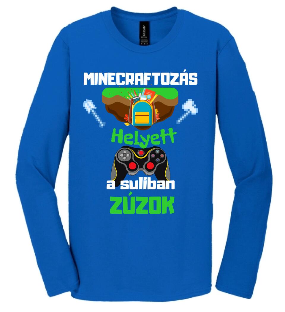 minecraftorás helyett