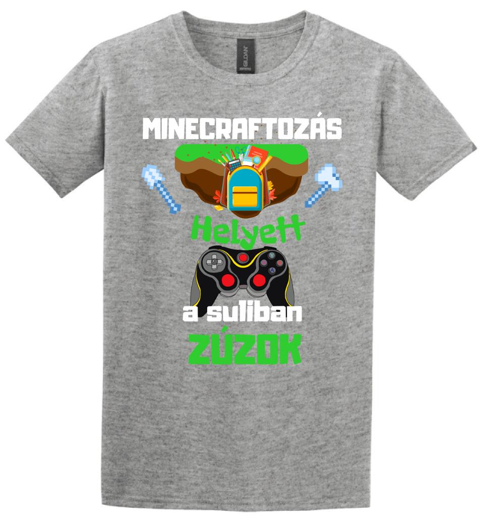 minecraftorás helyett