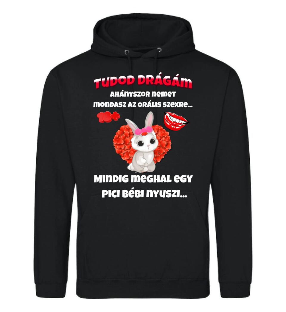 Tudod drágám vicces valentin póló