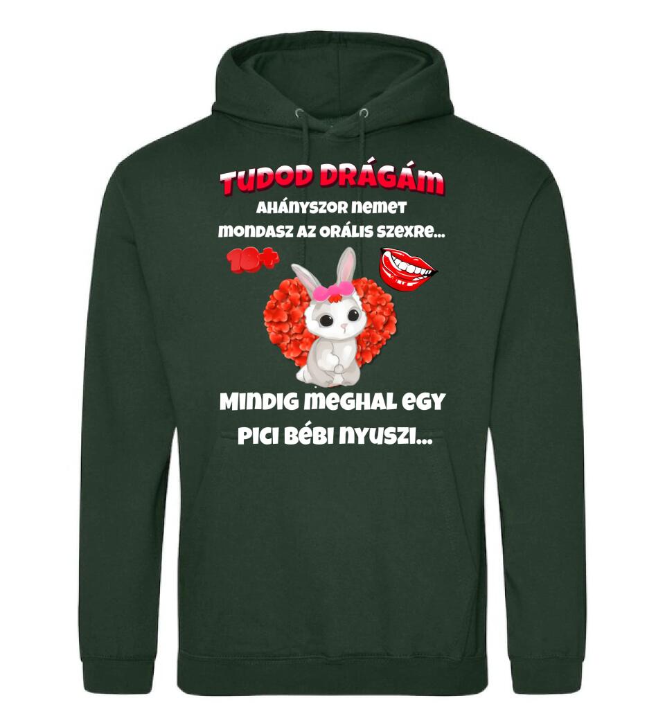 Tudod drágám vicces valentin póló