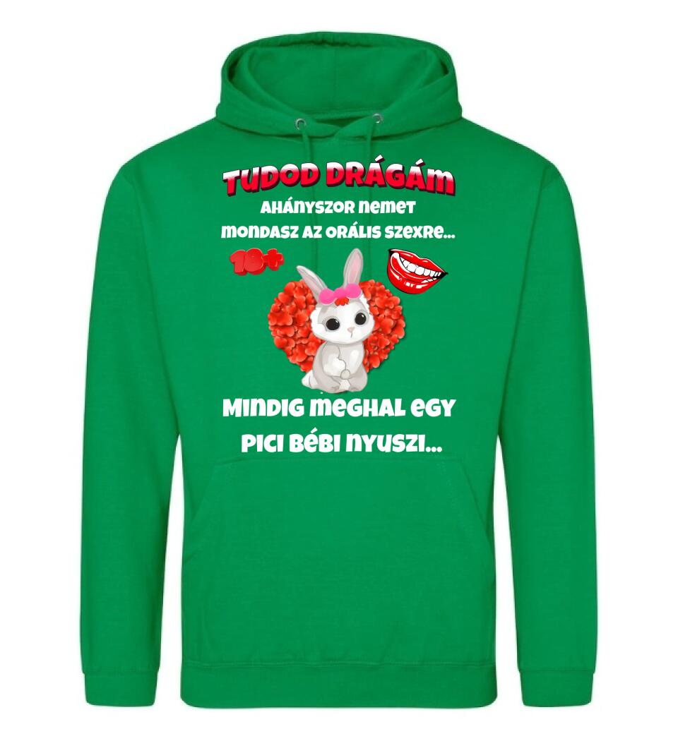 Tudod drágám vicces valentin póló