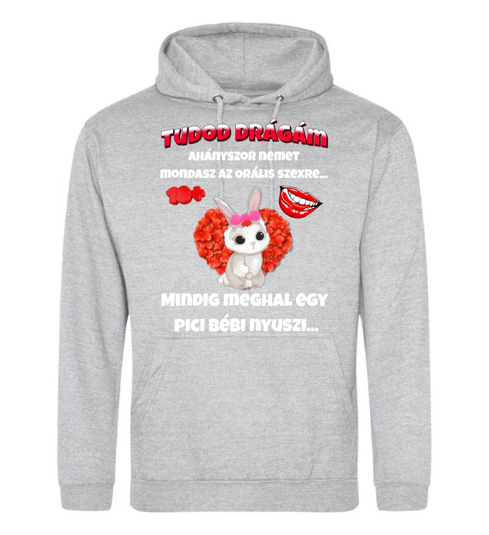 Tudod drágám vicces valentin póló