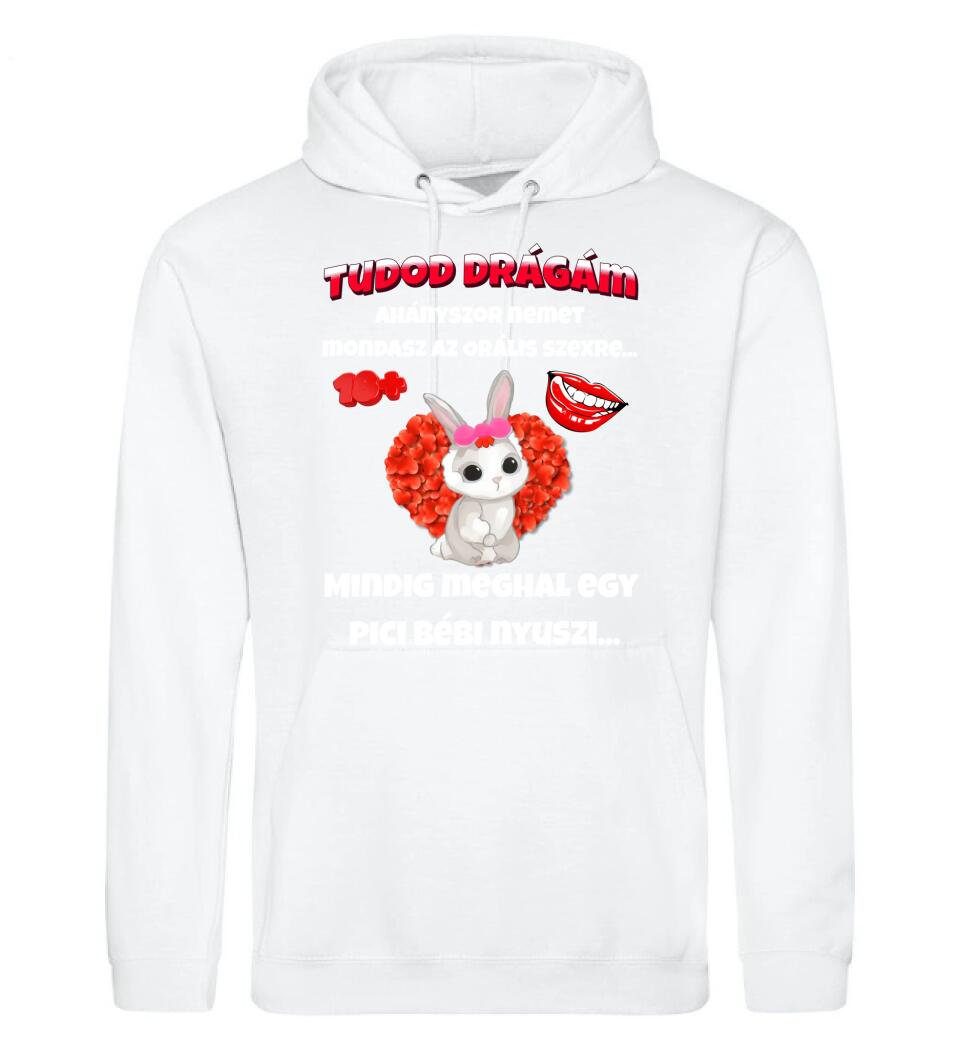 Tudod drágám vicces valentin póló