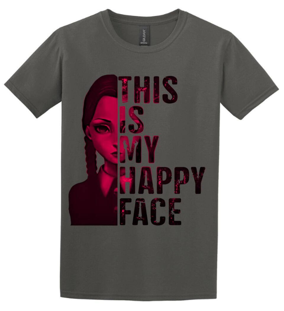 Wednesday this is my happy face