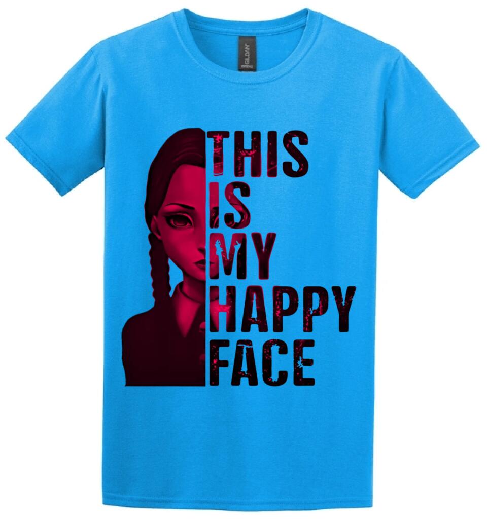 Wednesday this is my happy face