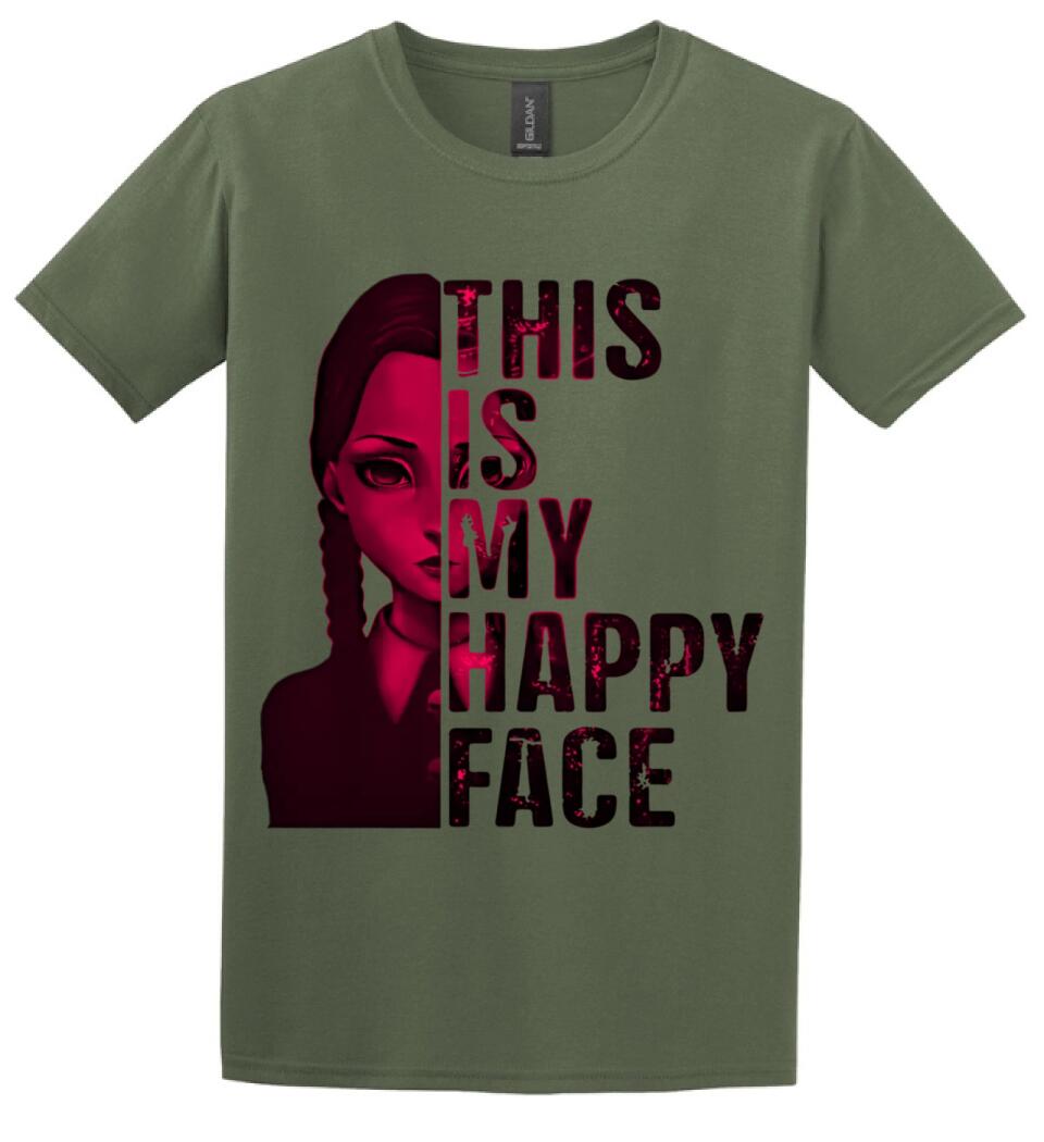 Wednesday this is my happy face