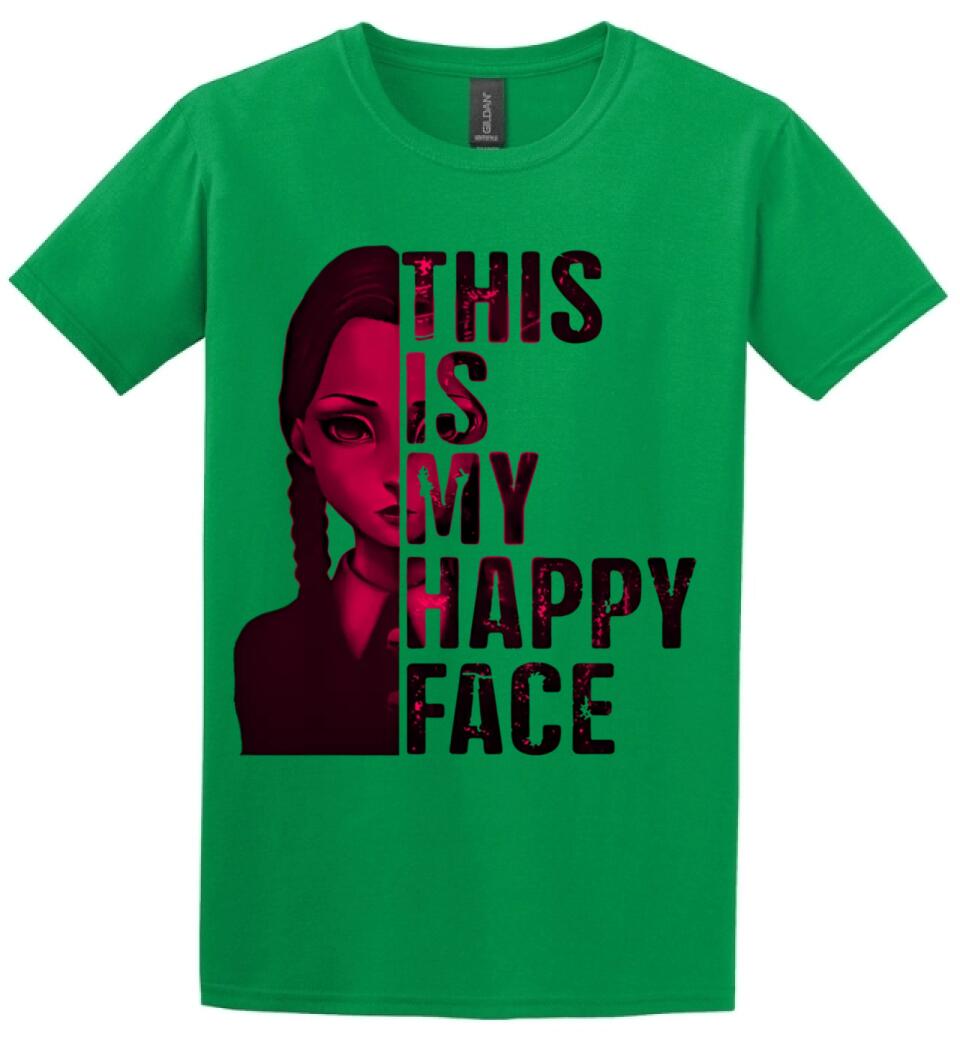 Wednesday this is my happy face