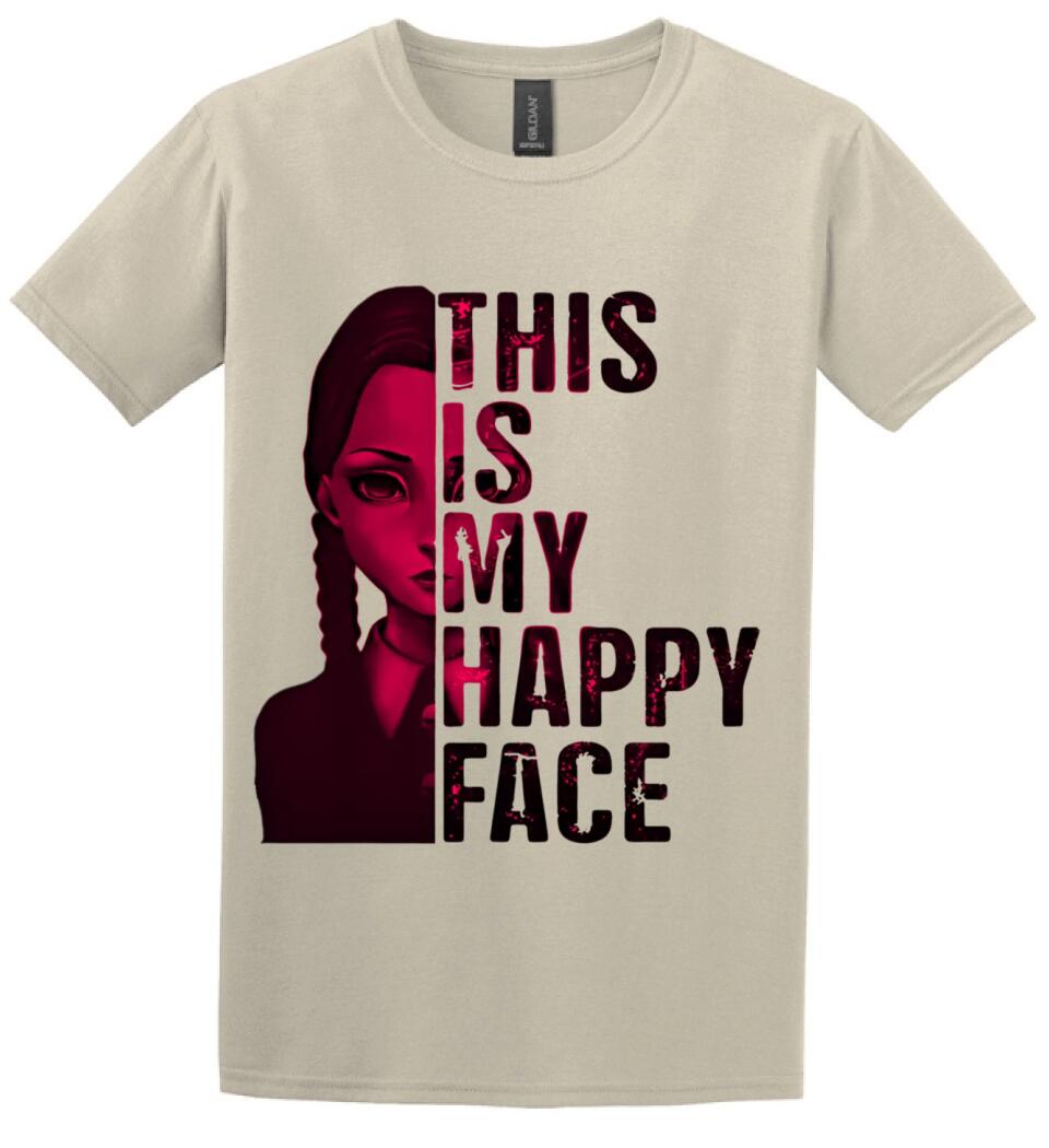 Wednesday this is my happy face