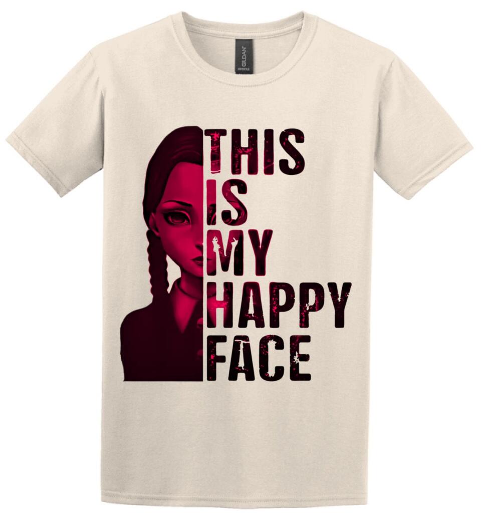 Wednesday this is my happy face