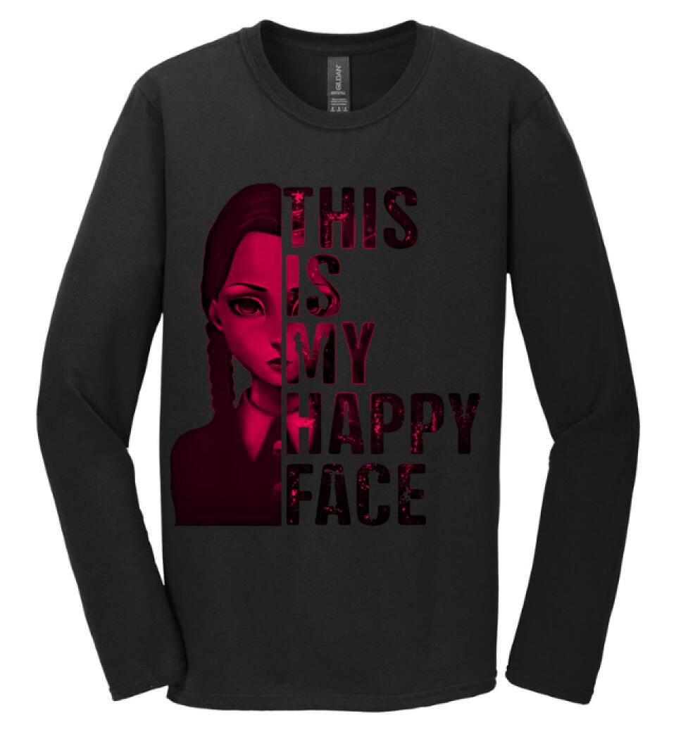 Wednesday this is my happy face