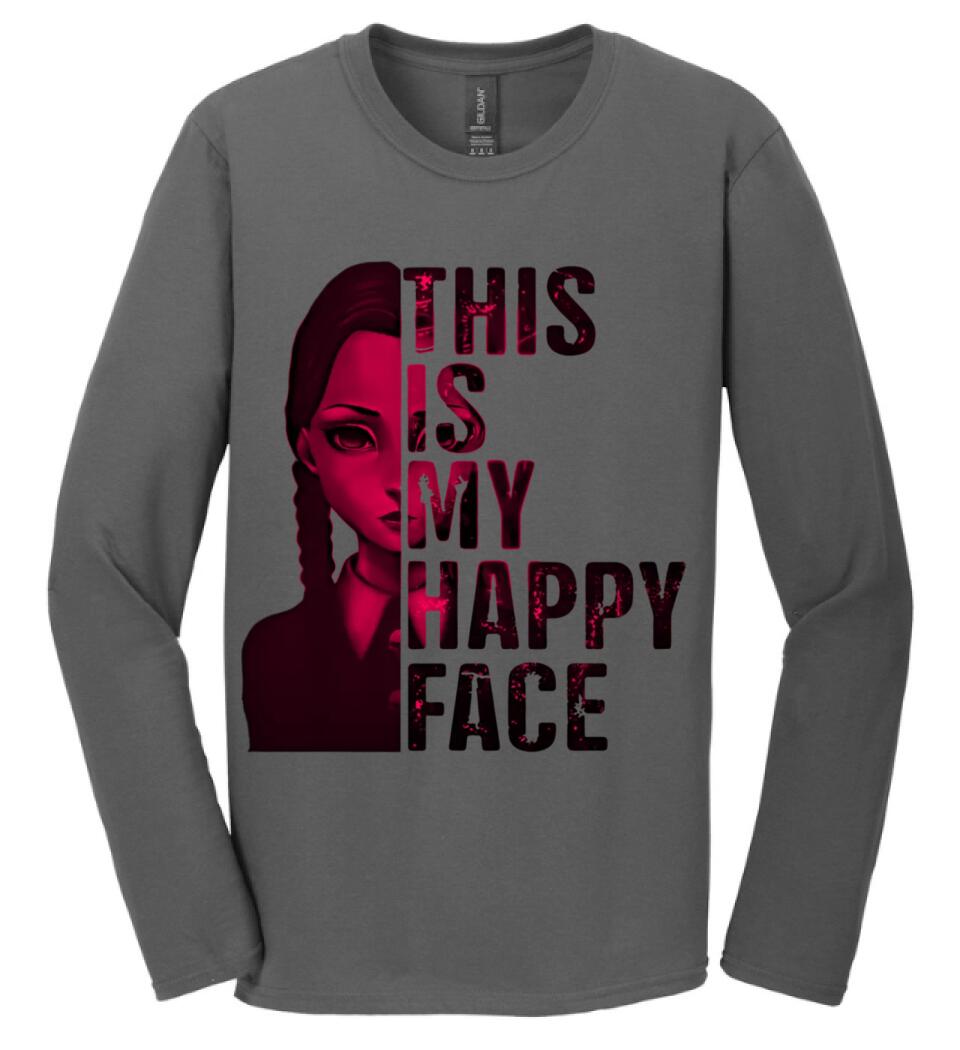 Wednesday this is my happy face