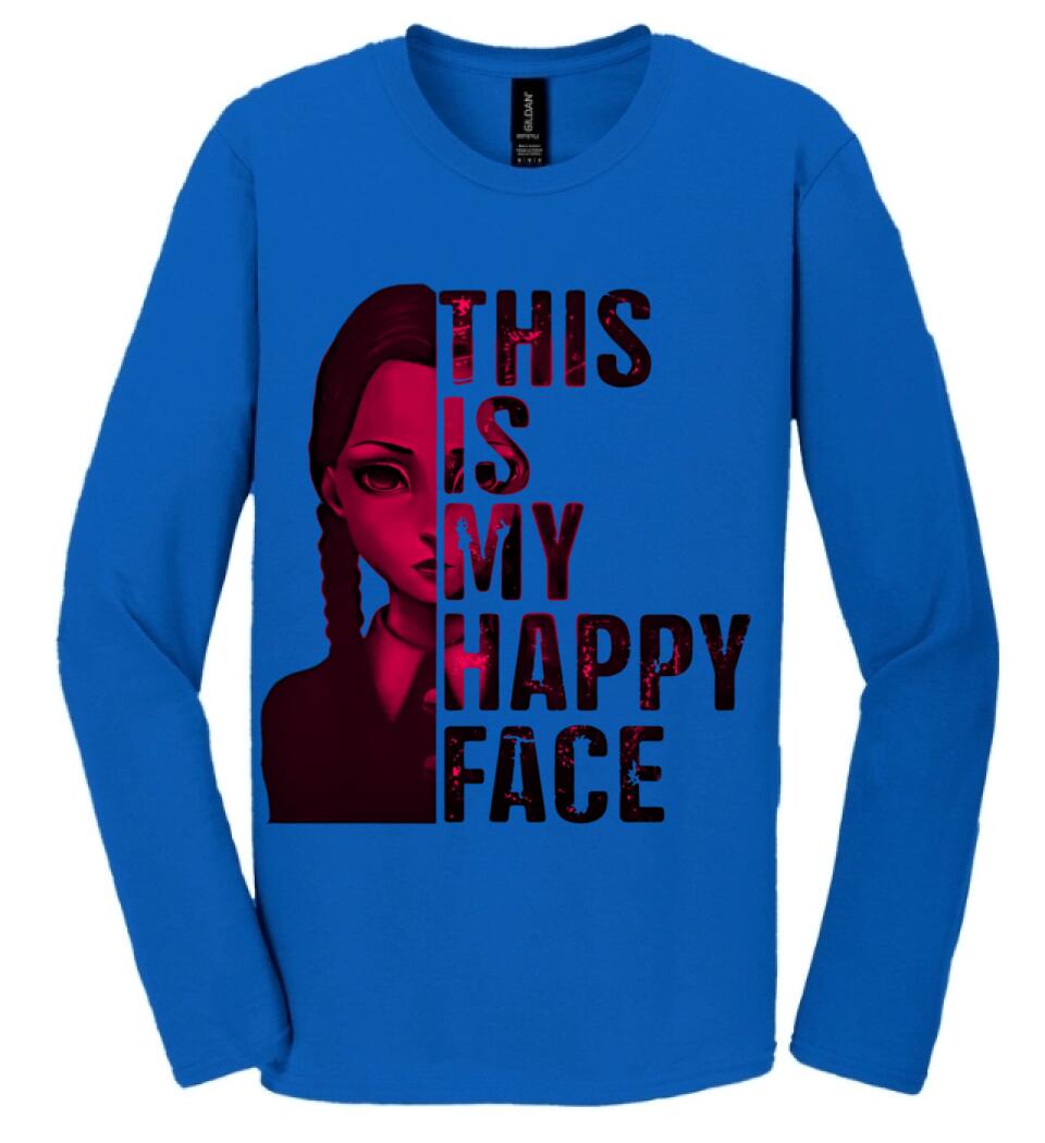 Wednesday this is my happy face