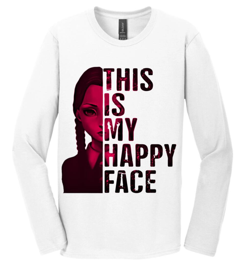 Wednesday this is my happy face