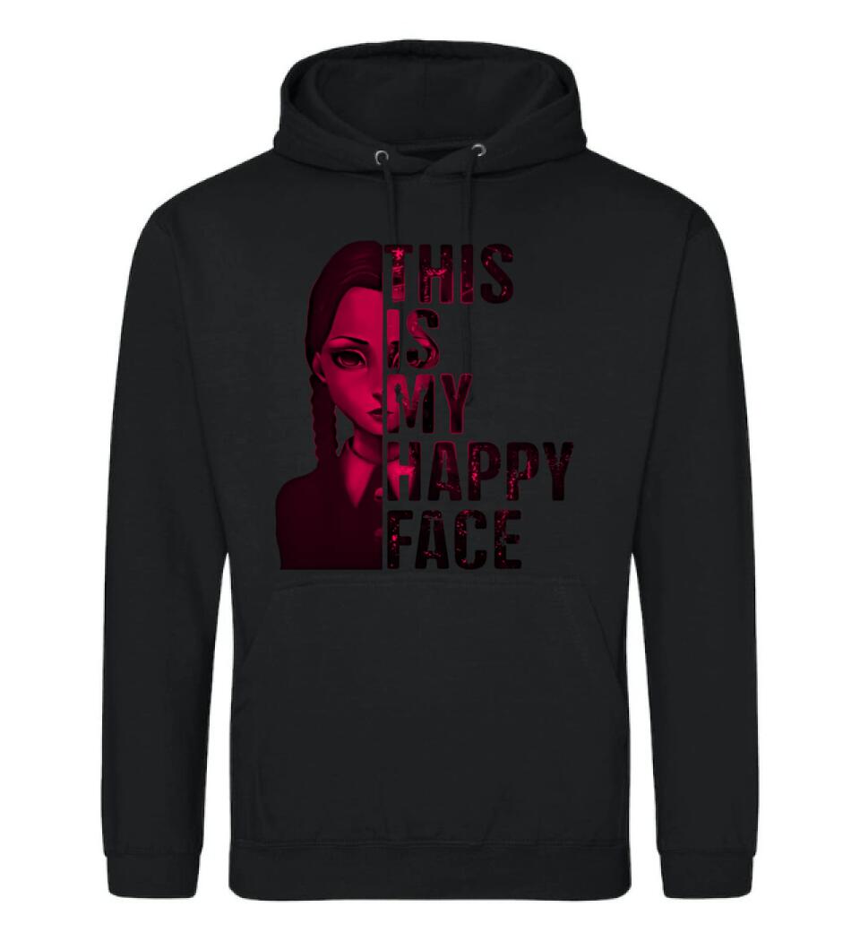 Wednesday this is my happy face