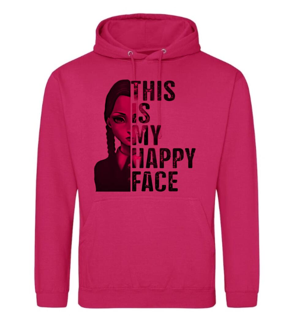 Wednesday this is my happy face