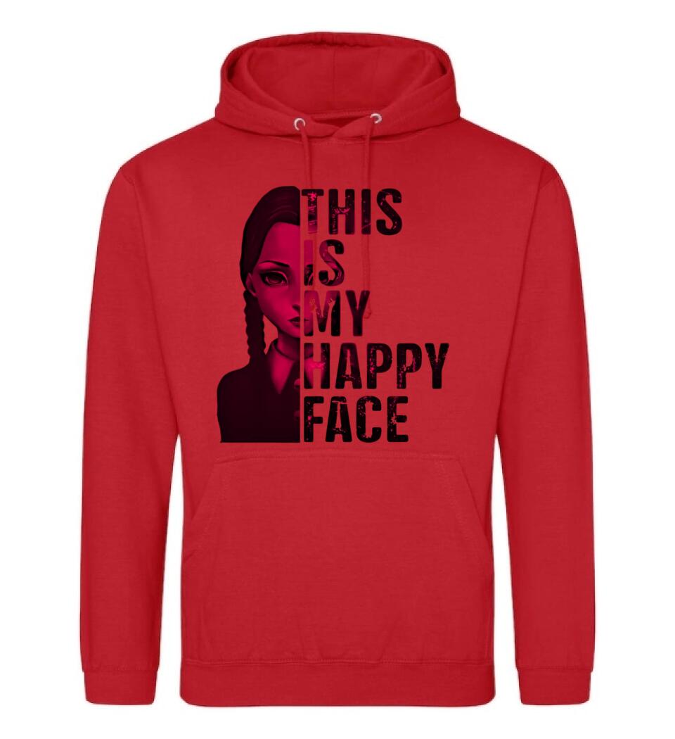 Wednesday this is my happy face