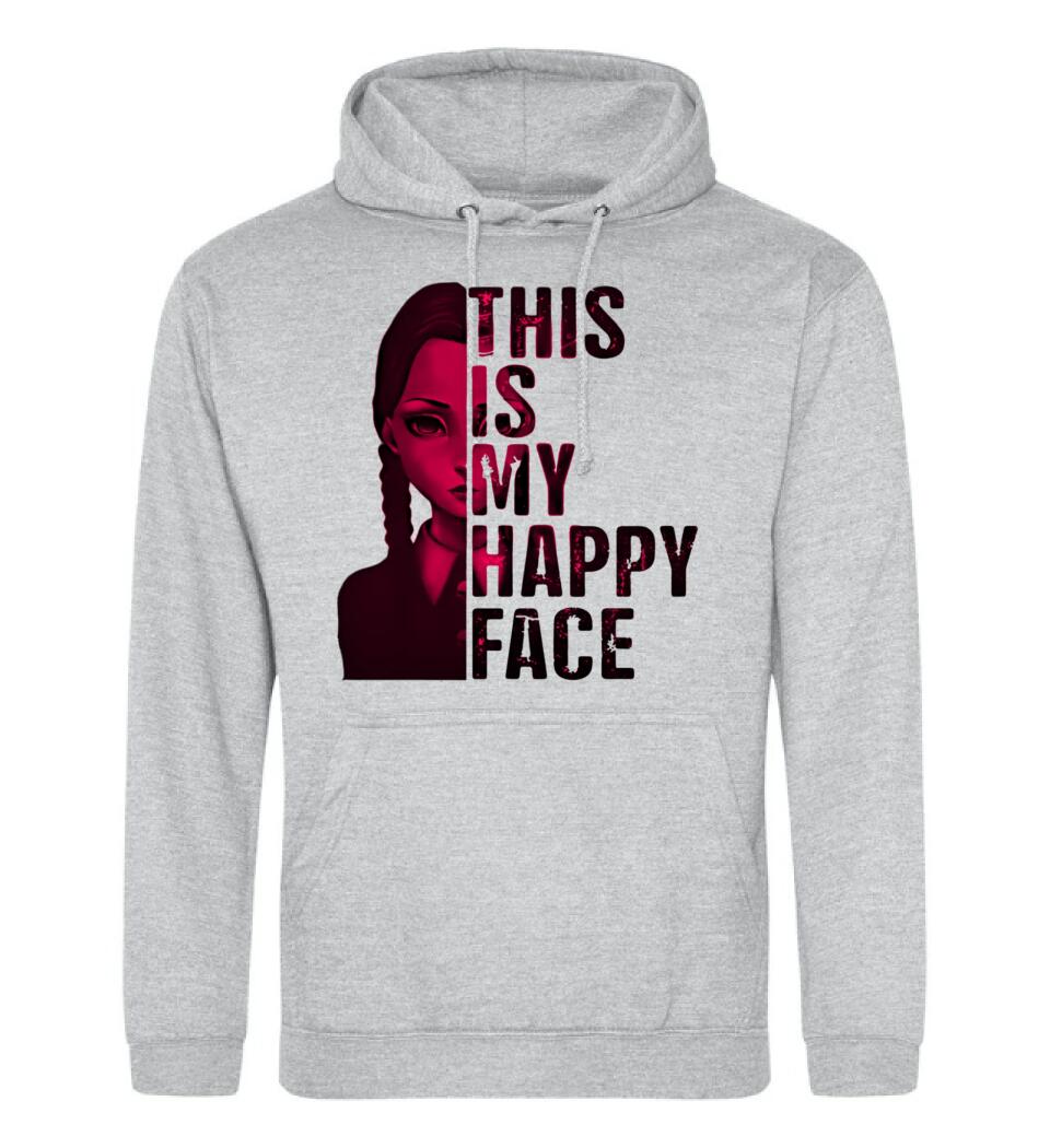 Wednesday this is my happy face