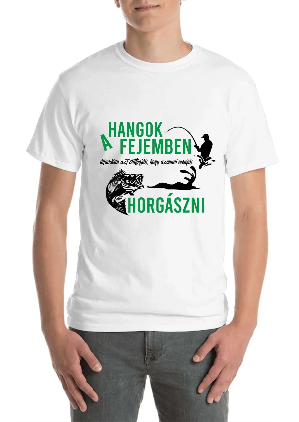 Egyedi póló a horgász hangok FORME.HU pòlò